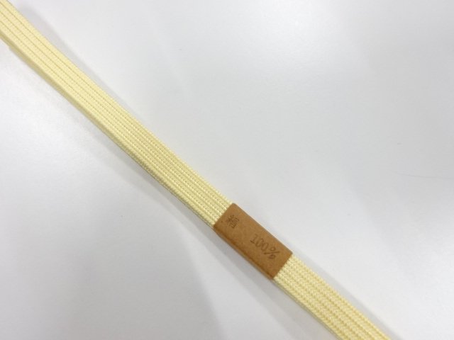  未使用品　正絹　帯留め用　手組三分紐